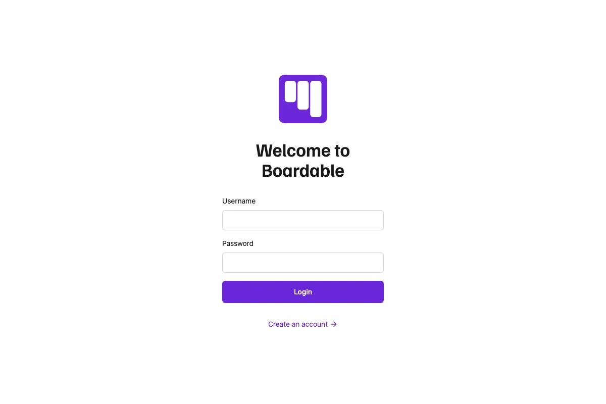 Boardable — Kanban task manager